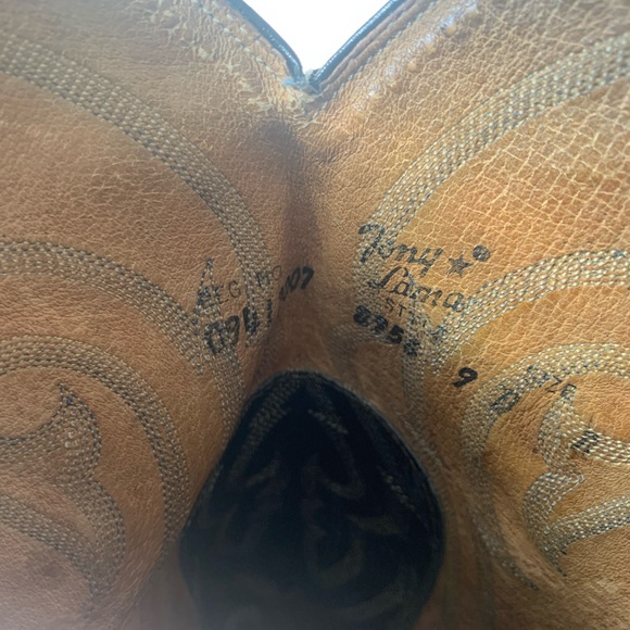 TONY LAMA WESTERN COWBOY BOOTS - Picture 5 of 8